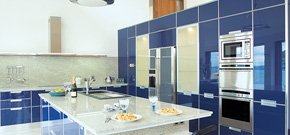 Kitchens > Completed Projects > Blue Kitchen, Carlingford