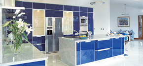 Kitchens > Completed Projects > Blue Kitchen, Carlingford