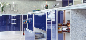 Kitchens > Completed Projects > Blue Kitchen, Carlingford